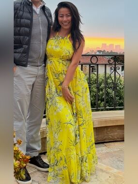 Eywasouls Malibu Yellow Dress